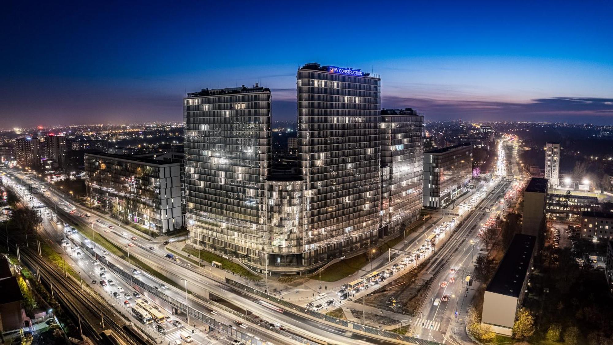 Luxury Design Apartments - Warsaw Tower Bliska Wola Exteriér fotografie